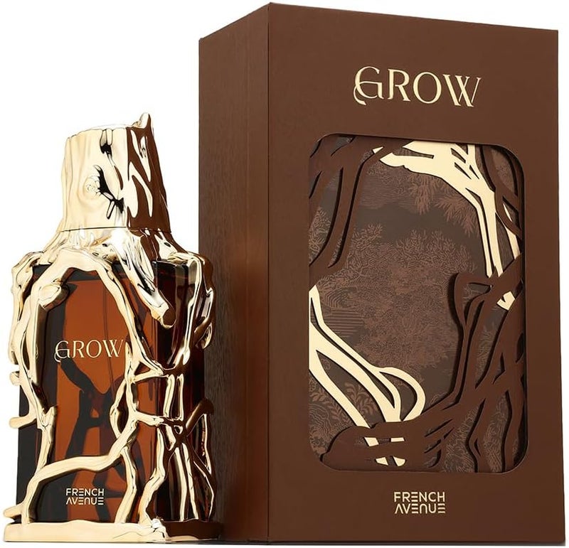French Avenue Grow Woody Gourmand Eau de Parfum for Unisex, 100ml - Sandalwood, Tonka & Vanilla - Image 2